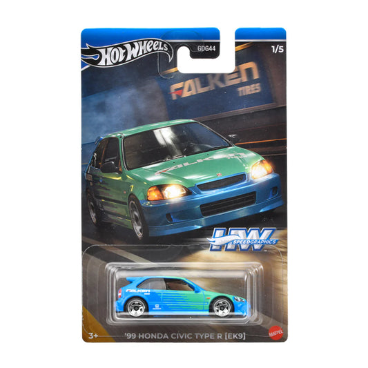 Hot Wheels Speed Graphics Edition 99 Honda Civic Type R (EK9)