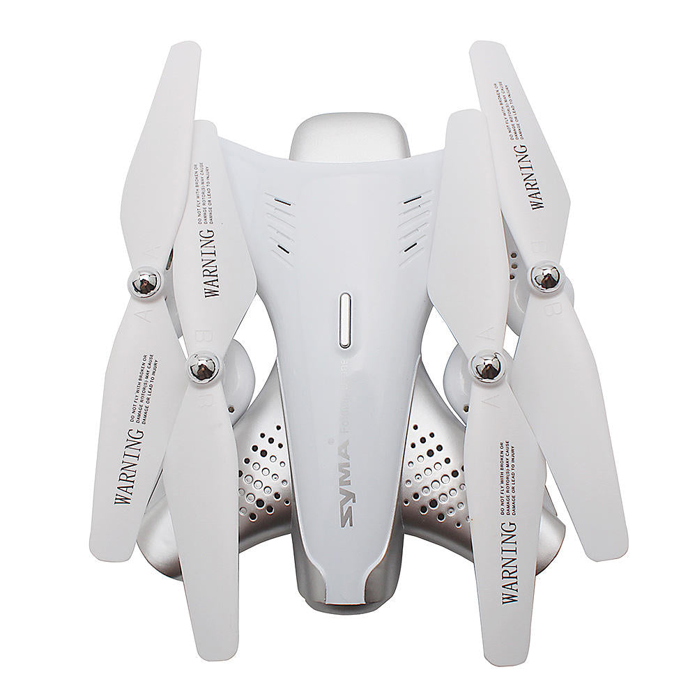 Folded Syma Z3 drone top view showing compact travel design Cocoland Toys