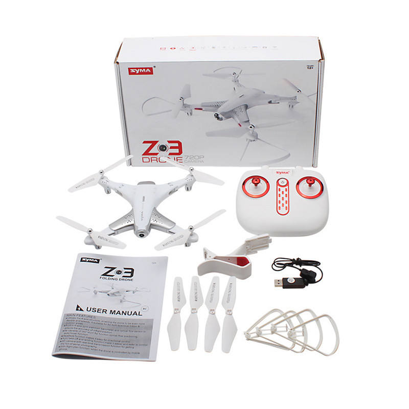 Syma Z3 foldable drone with remote controller, battery, propellers and accessories Cocoland Toys
