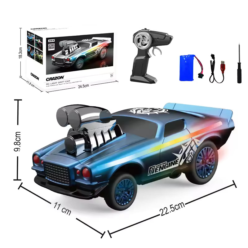 Shake Remote Control Car Kids Toy American Sport Muscle 6 Kinds Led Light Drift Car Shaking Shaking Rc Car