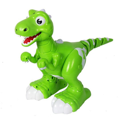 Electronic Dinosaur Toy Dancing Walking Turning Around and Spraying Mist RC Robot Dinosaur for Kids