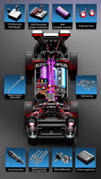 SCY 16307PRO 16307 PRO 60KM/H Brushless RC Drift Car High Speed 1:16 Remote Control RC Cars 2.4G 4WD RC Car