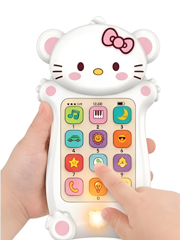 Hello Kitty Inspired Baby Toy Phone – Educational Pretend Play
