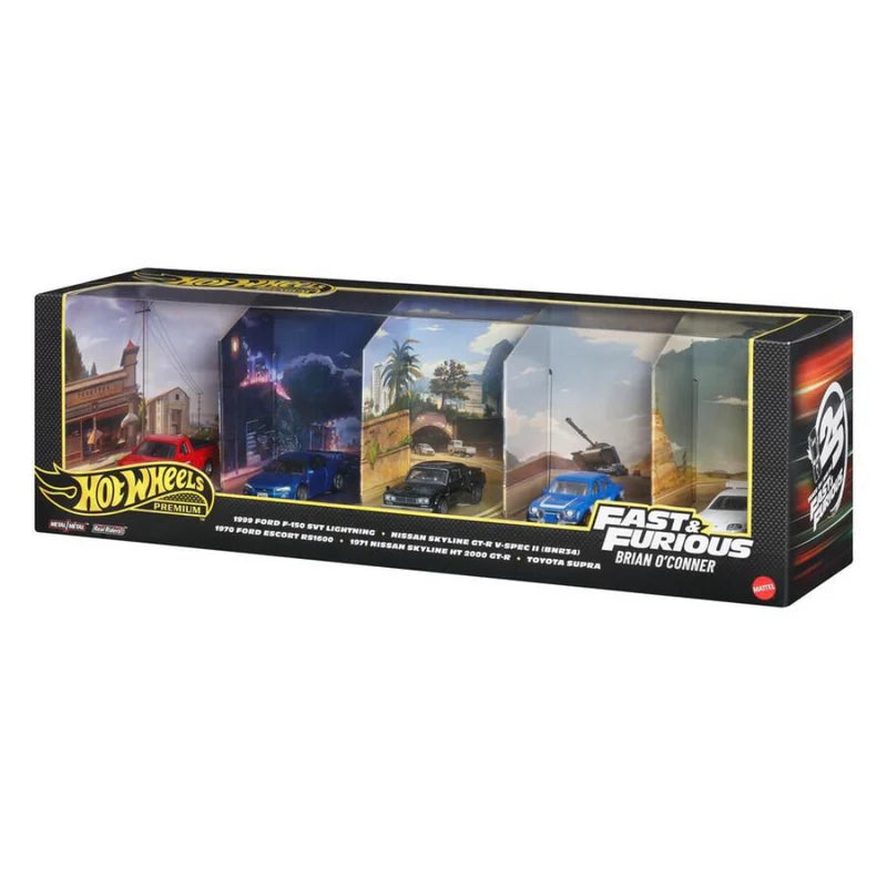 Hot Wheels 2026 Fast & Furious Brian O’Conner Diorama Collector Set 1:64 Scale