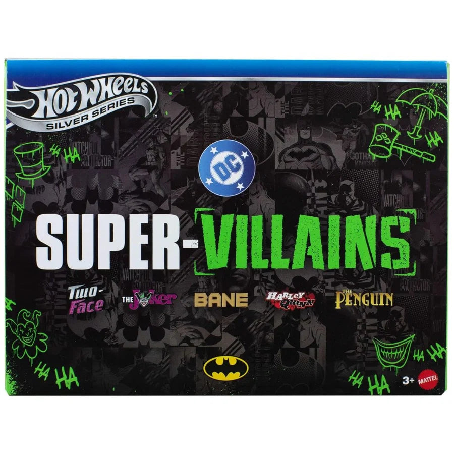 Hot Wheels: Silver Series Batman Super Villains 5 Pack