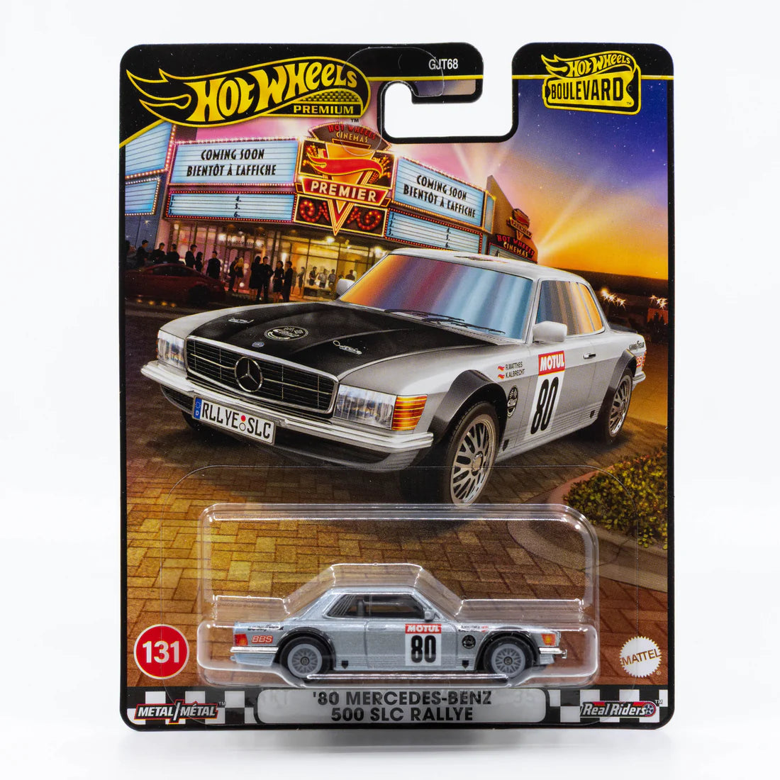 Hot Wheels Premium 80 Mercedes-Benz 500 SLC Rallye Collectible Diecast