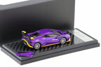 1:64 LCD Models Lamborghini Huracan STO Coupe Purple Metallic
