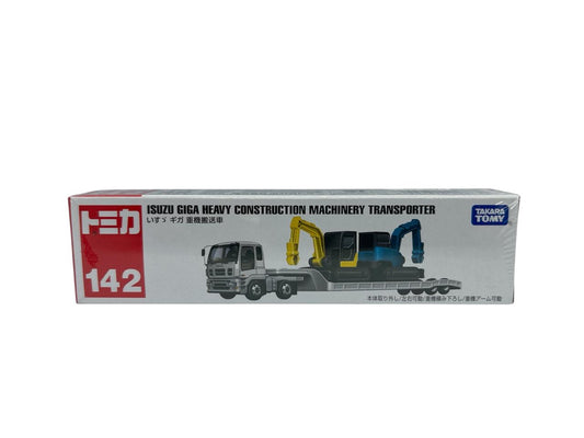 TAKARA TOMY 142 ISUZU GIGA CONSTRUCTION MACHINERT TRANSPORTER
