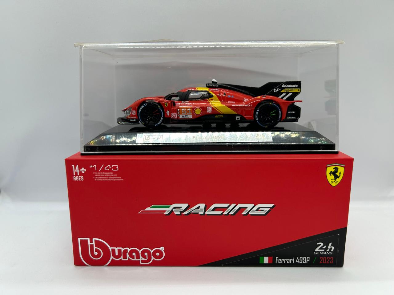 Ferrari 499P No.51 Display Case Model Cocoland Toys