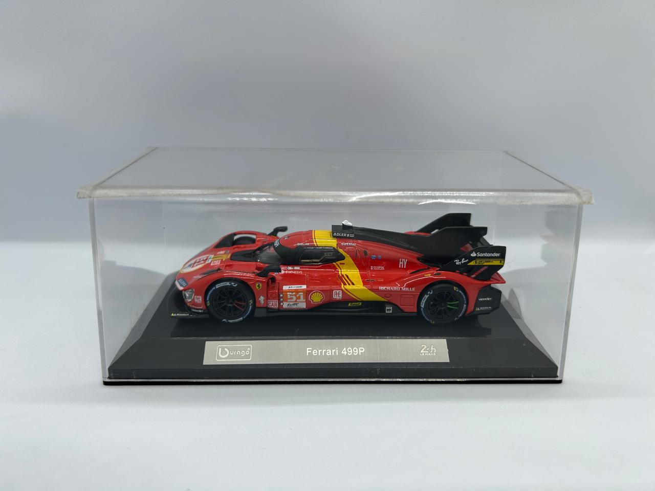 Bburago Ferrari 499P Motorsport Collectible Front View Cocoland Toys