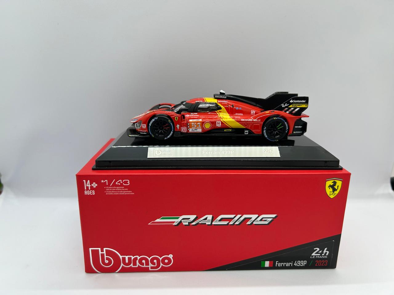 Bburago Ferrari Racing 499P LMH 2023# 51