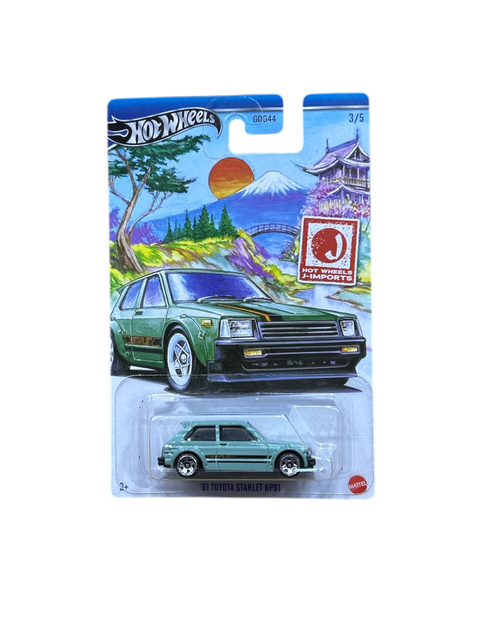 Hot Wheels J- Imports 1981 Toyota Starlet KP61