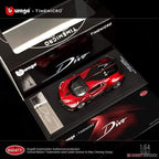 Bugatti Divo Red 1:64 Burago x Timemicro