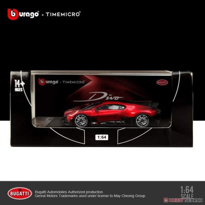 Bugatti Divo Red 1:64 Burago x Timemicro