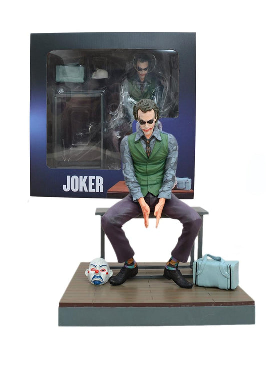 Joker Health Ledger Sitting Figure Desktop Model Ornamnet ( About 26.5cm High)