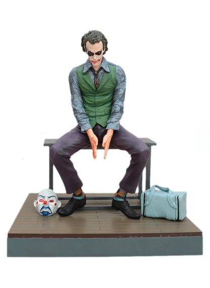 Joker Health Ledger Sitting Figure Desktop Model Ornamnet ( About 26.5cm High)