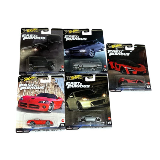Hotwheels Premium Fast & Furious Set Of 5