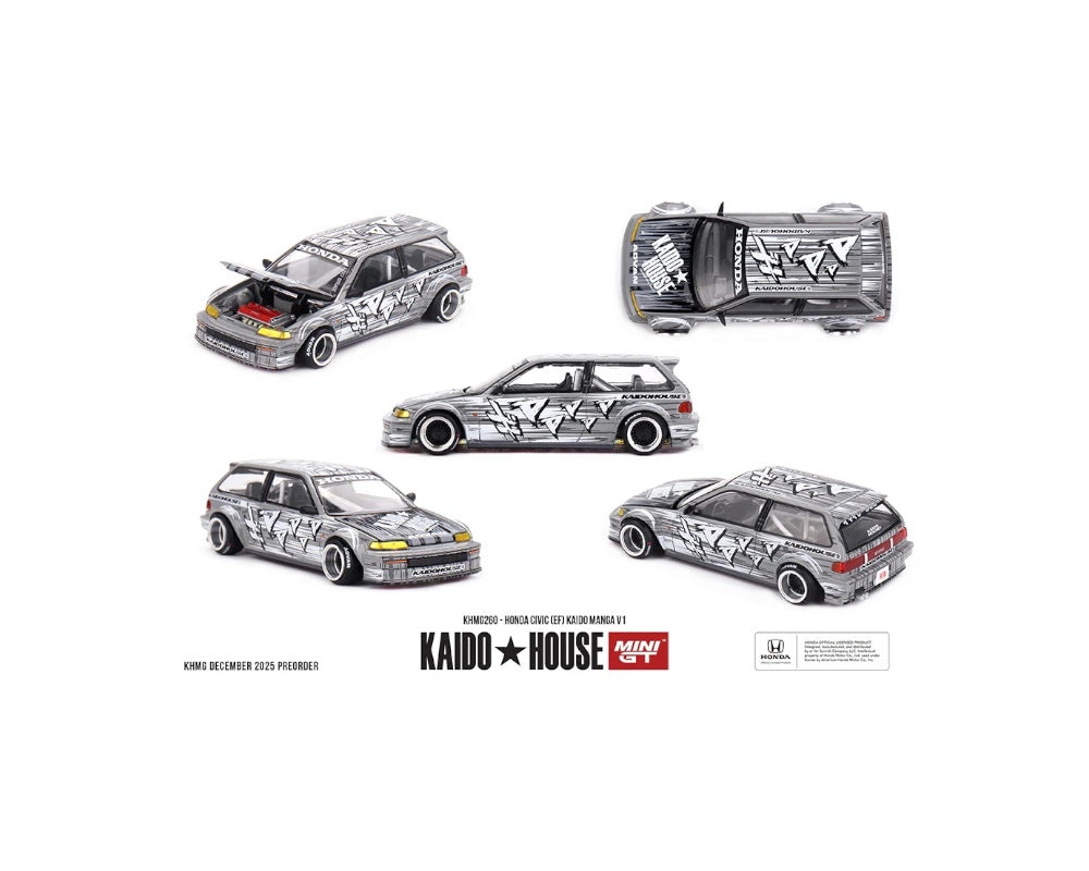 Kaido House x Mini GT Honda Civic (EF) Kaido Manga V1