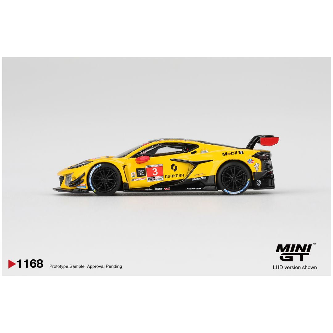 MINI GT Chevrolet Corvette Z06 GT3.R #4 Corvette Racing by Pratt Miller Motorsports 2025 IMSA Daytona 24 Hrs
