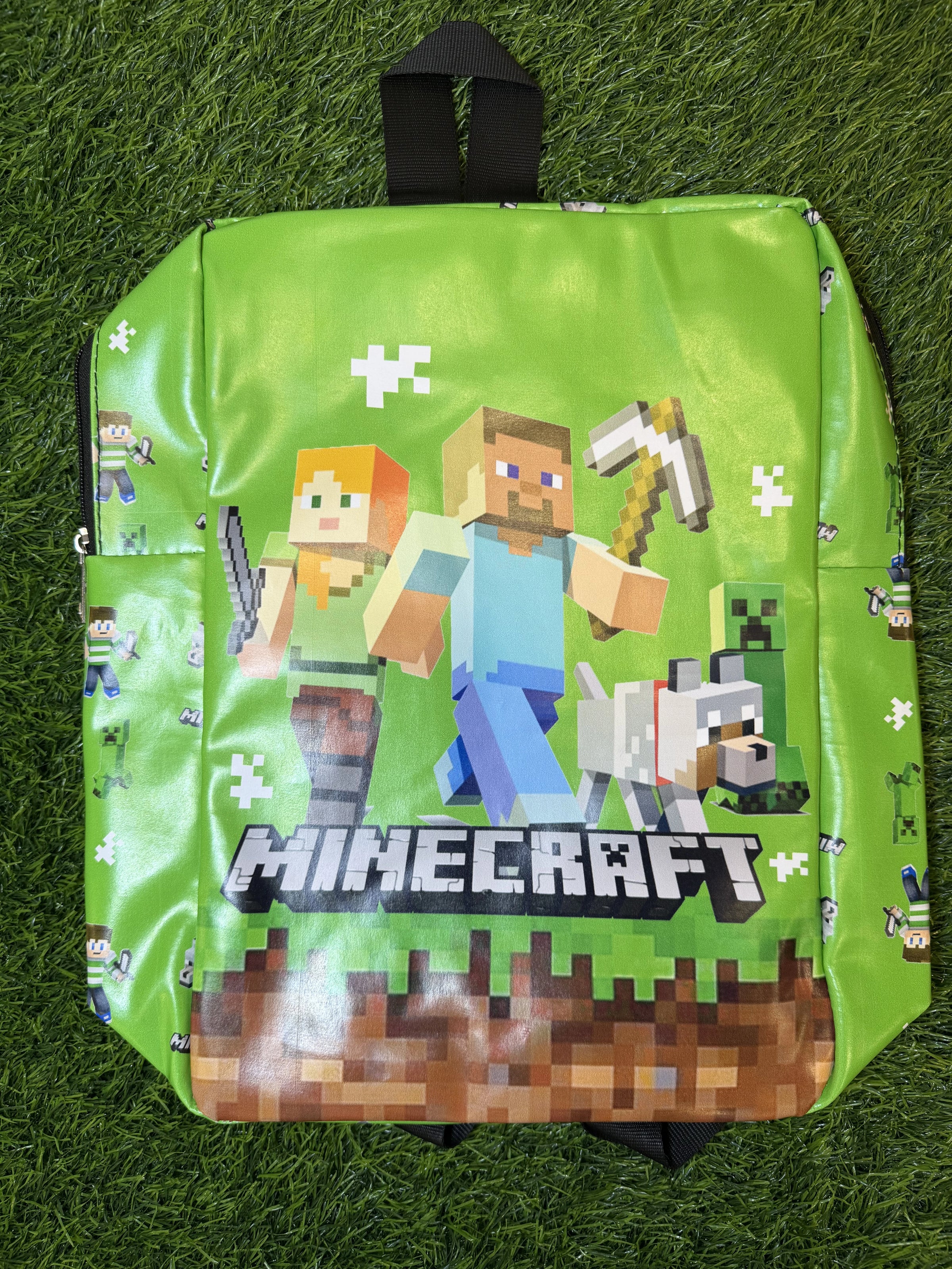 Minecraft Pixel Adventure Kids School & Picnic Backpack