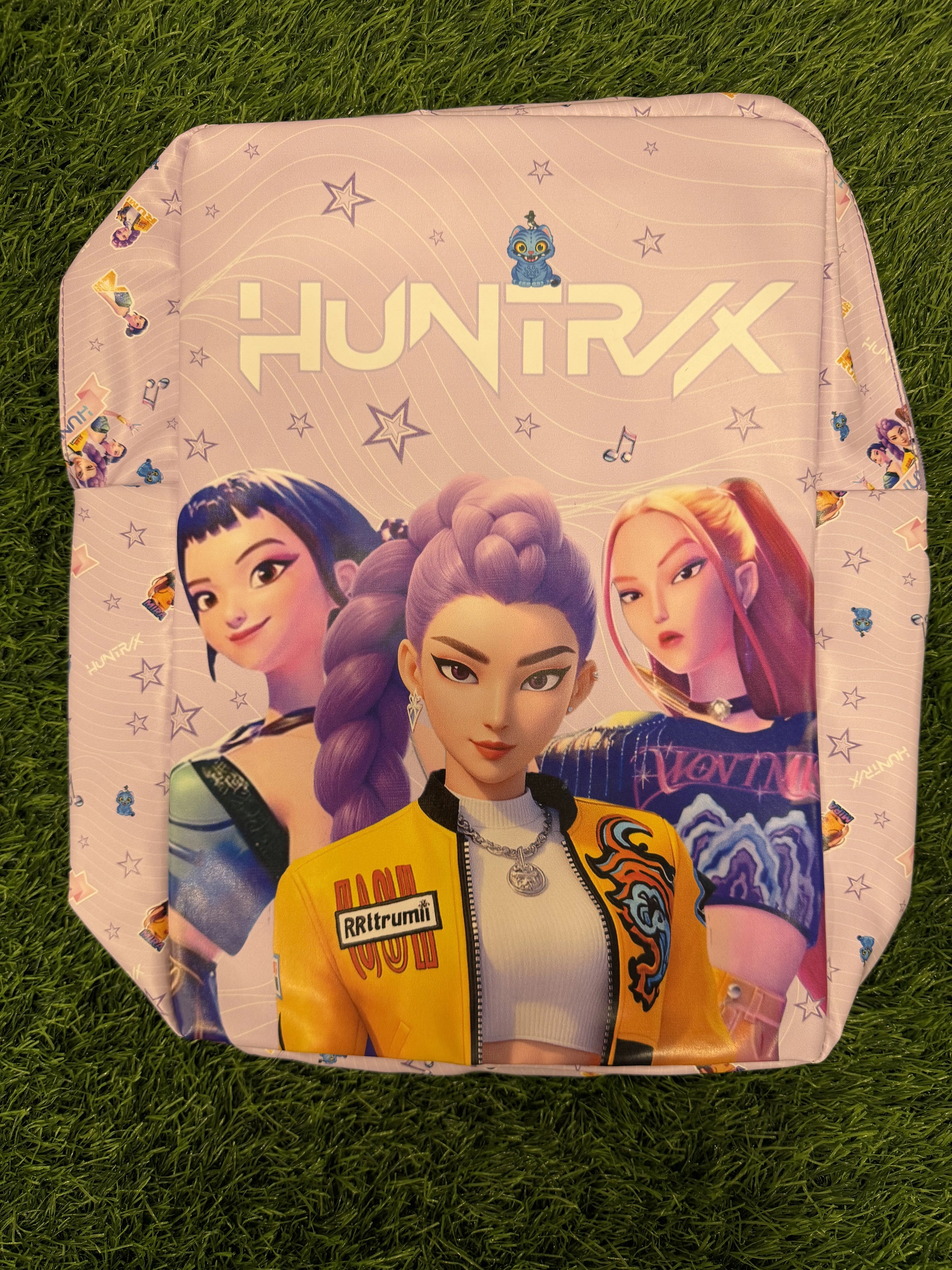 K-Pop Demon Hunters "HUNTR/X" Pink/Purple Backpack (Random 1)