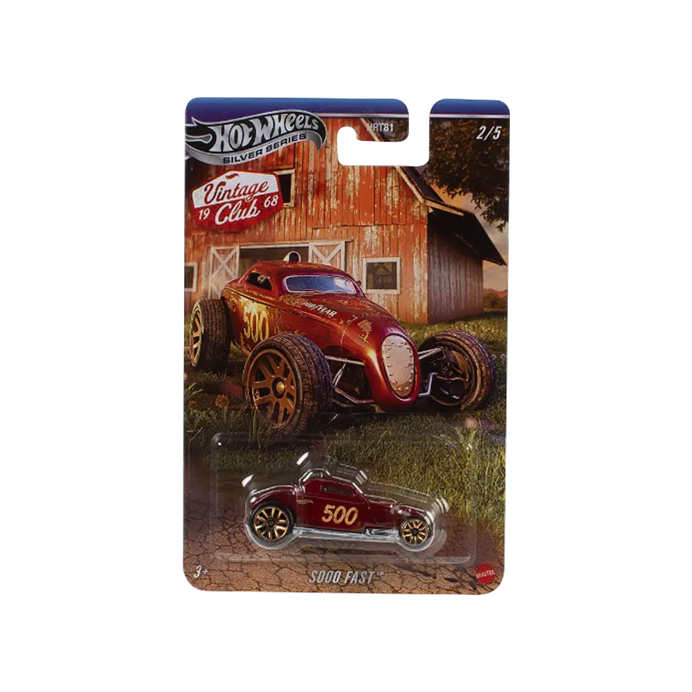 Hot Wheels Sooo Fast 2025 Silver Series Vintage Club 1:64 Scale ( Imported )