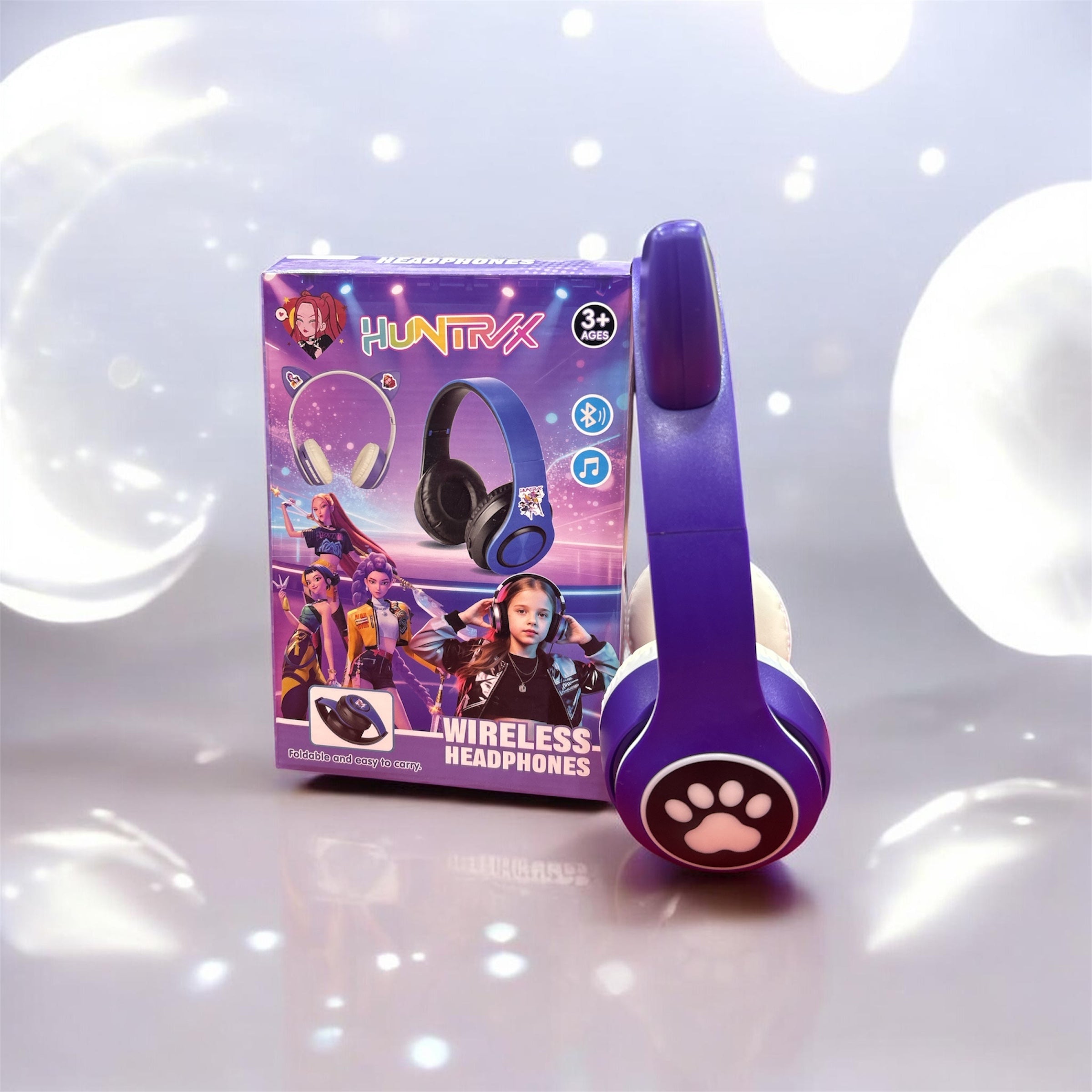 K-POP Huntrix Kids Wireless Bluetooth Headphones