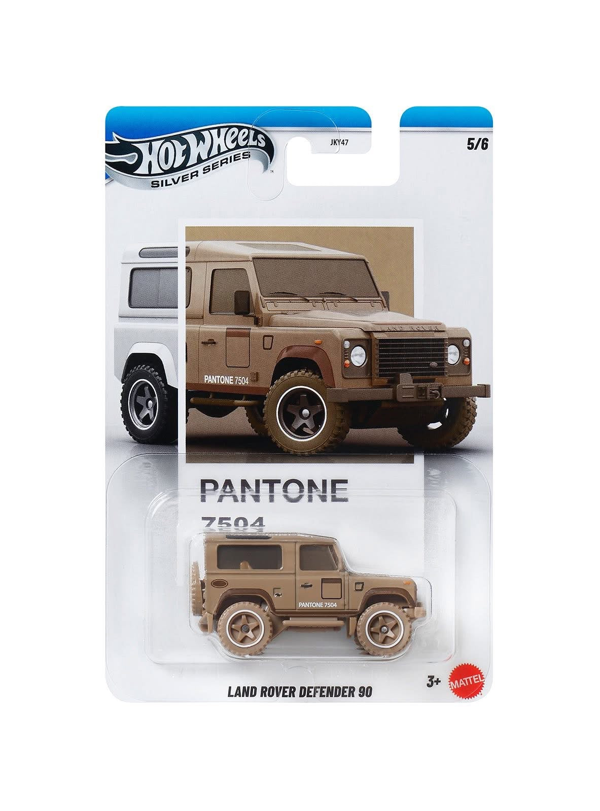 2026 Hot Wheels Silver Series Pantone Land Rover Defender 90 ( Imported )