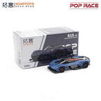 XCartoys Pop Race Aston Martin Valkyrie Blue 1:64 Scale