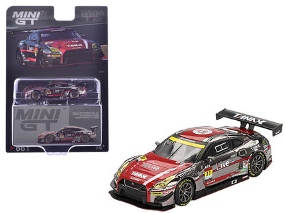 MINI GT Nissan GT-R NISMO GT3 #11 "GAINER TANAX GT-R" from the 2023 SUPER GT SERIES.