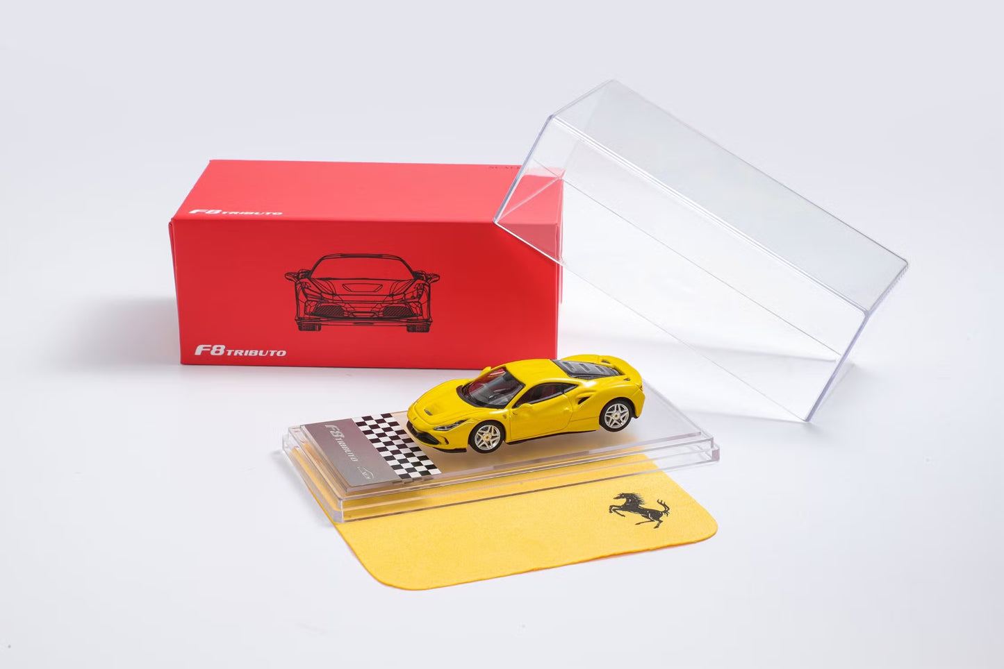 XF MODEL 1/64 Scale Ferrari F8 Tributo Diecast Car Model