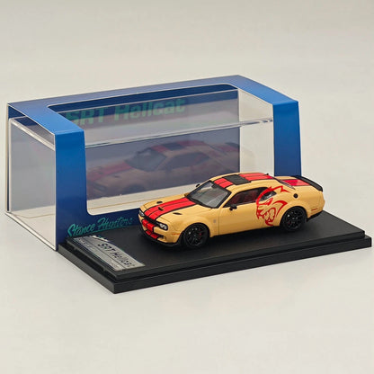 Stance Hunters 1:64 Scale Dodge SRT Hellcat Desert Yellow Limited Edition 1 Of 499