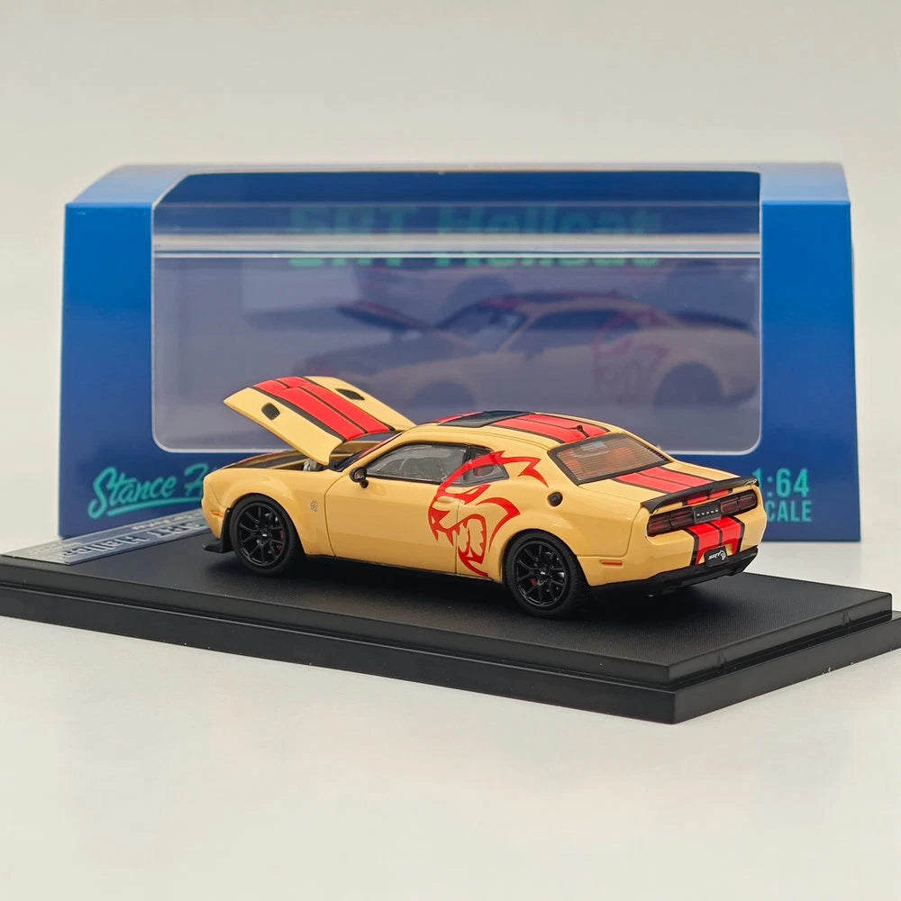 Stance Hunters 1:64 Scale Dodge SRT Hellcat Desert Yellow Limited Edition 1 Of 499