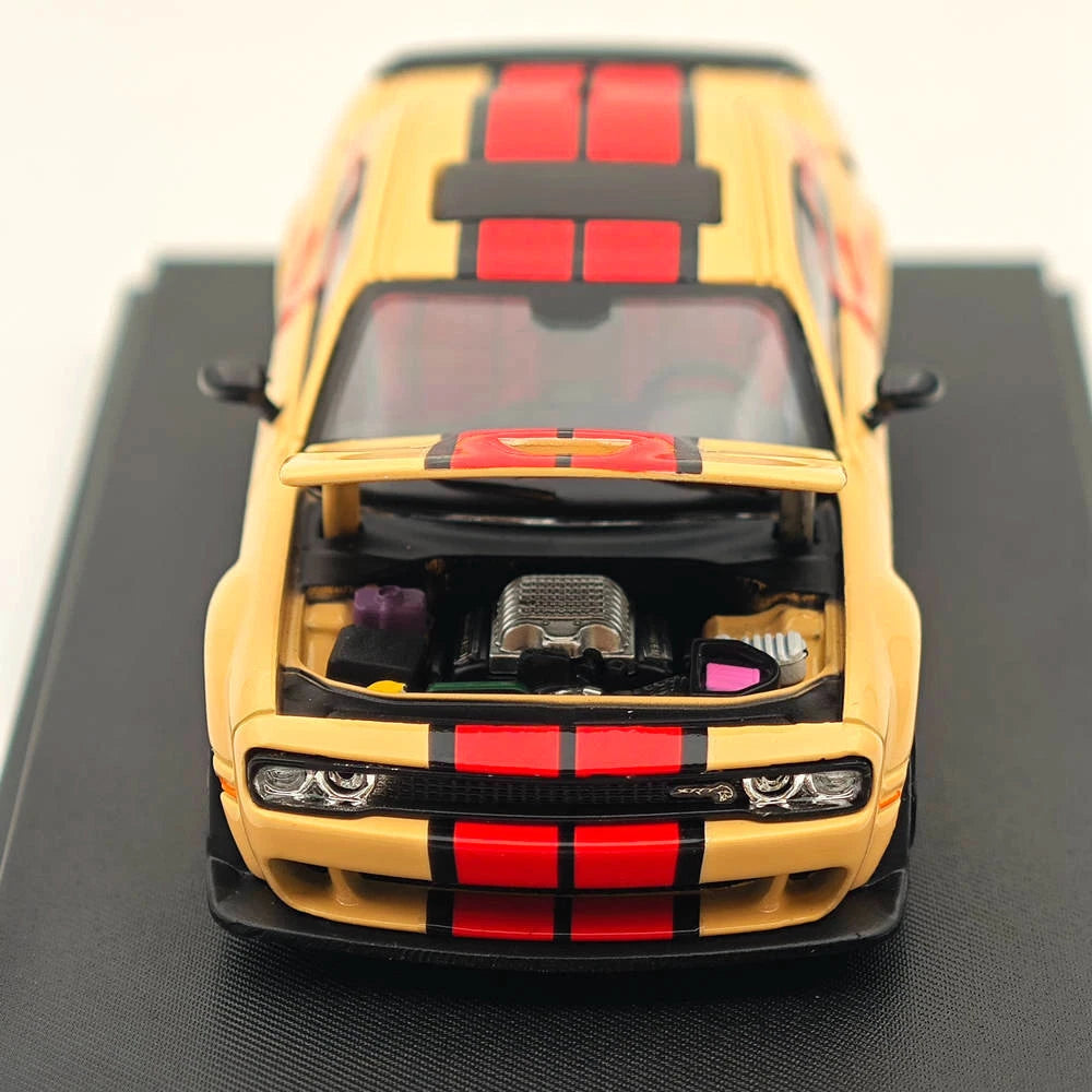 Stance Hunters 1:64 Scale Dodge SRT Hellcat Desert Yellow Limited Edition 1 Of 499