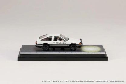 1/64 Scale Toyota SPRINTER TRUENO GT APEX AE86 / INITIAL D VS Takeshi Nakazato With Takumi Fujiwara Figure