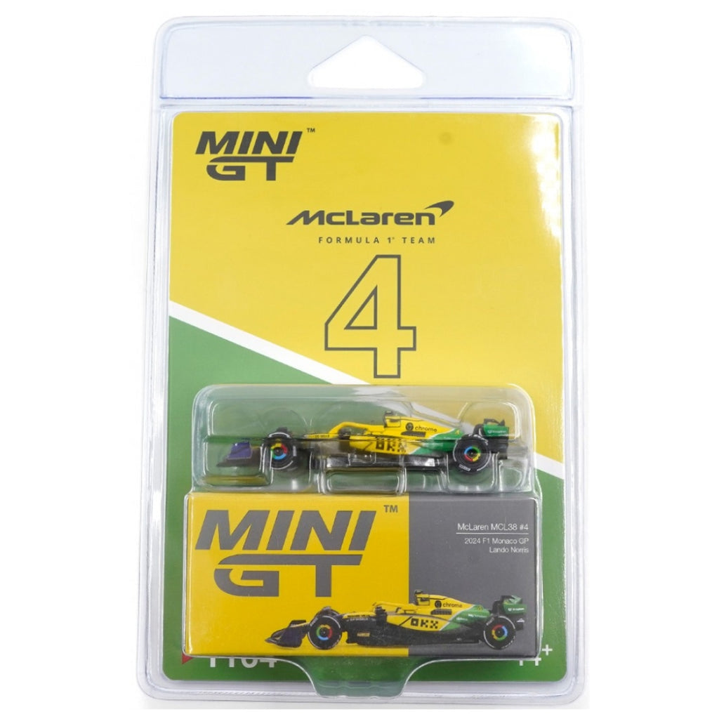 McLaren MCL38 #4 Lando Norris 2024 F1 Monaco GP Blister