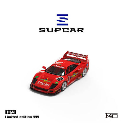 SUPERCAR  1:64 Taisan Star Card Ferrari F40 JGTC 1994 #40