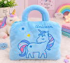 Disney Stitch Travel Bag Pillow Blanket for Kids and Children Pillow Blanket, Travel Blanket for Kids