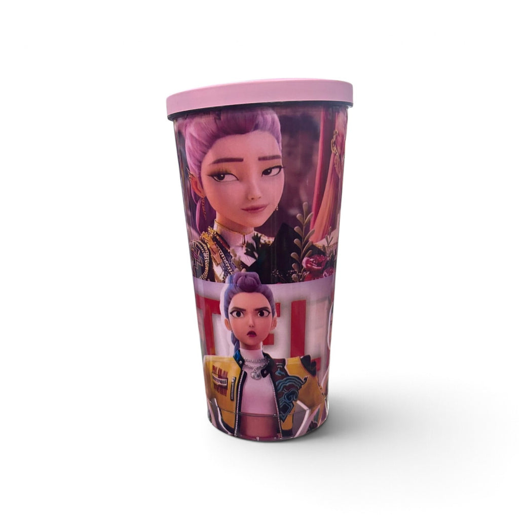 K-Pop 700ml Stainless Steel Tumbler Sipper Water Bottle With Straw