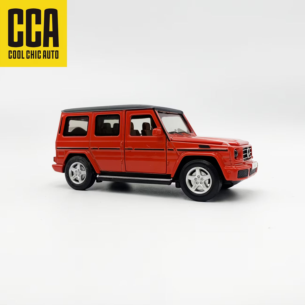Mercedes-Benz G350 Red SUV Diecast Model Side View Cocoland Toys
