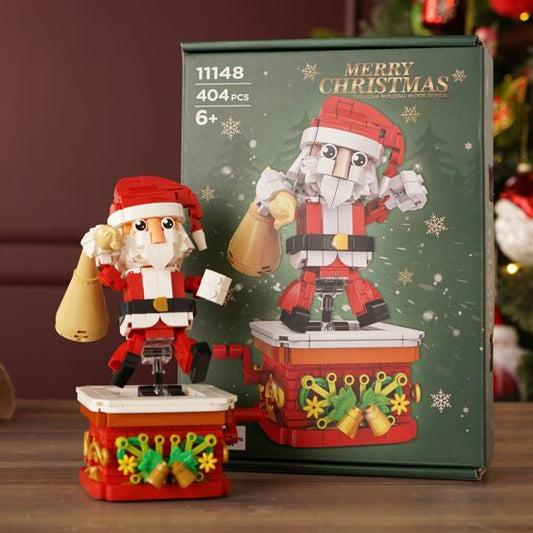 Swing Santa Claus Building Set - 404pcs Moving Christmas Decor with Joystick (11148)