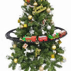 Christmas Claus Sleigh Train Electric Xmas Rail Train Toys