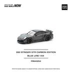 POP RACE 992 Stinger GTR Carbon Edition Blue Line - PR640254