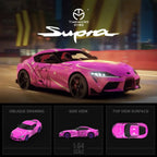 TimeMicro 1:64 Toyota A90 Pink Girl Livery