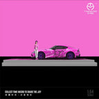TimeMicro 1:64 Toyota A90 Pink Girl Livery