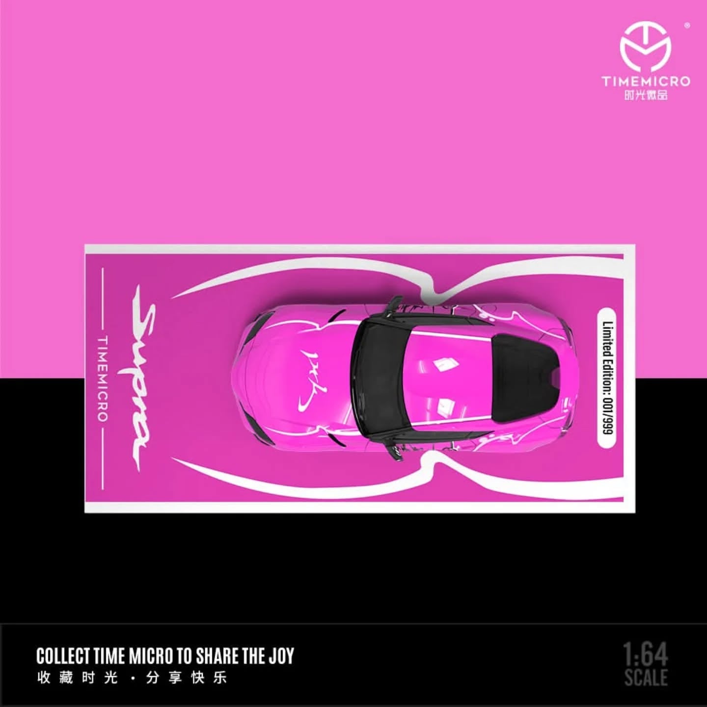 TimeMicro 1:64 Toyota A90 Pink Girl Livery