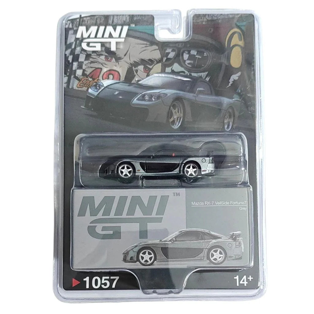 Mini GT Blister #1057 Mazda RX-7 VeilSide Fortune Grey Cocoland Toys