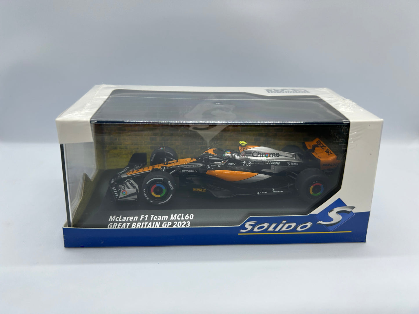 Solid Mclaren MCL60 #4 Lando Norris British GP 2023 1/43 S4317801