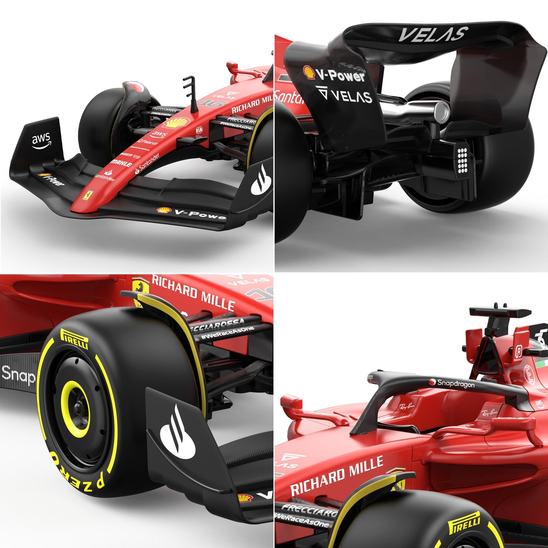 Rastar R/C 1:12 Ferrari F1-75 Remote Control (Official Licensed Product)