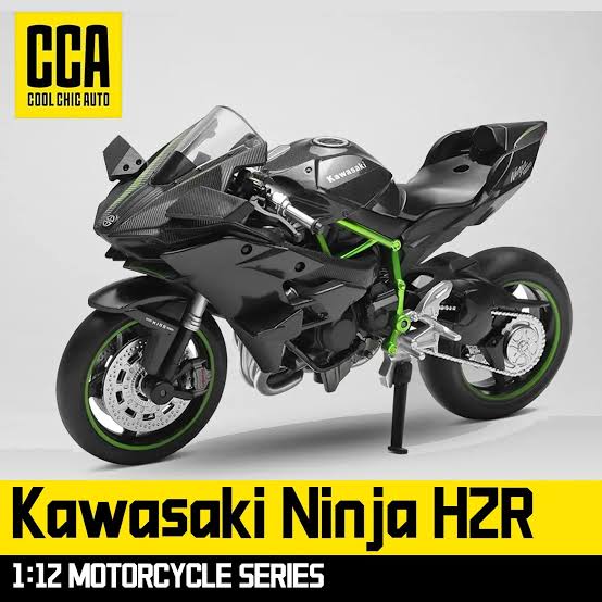 CCA Kawasaki Ninja H2R Motorcycle 1:12 Scale Diecast Model Cocoland Toys